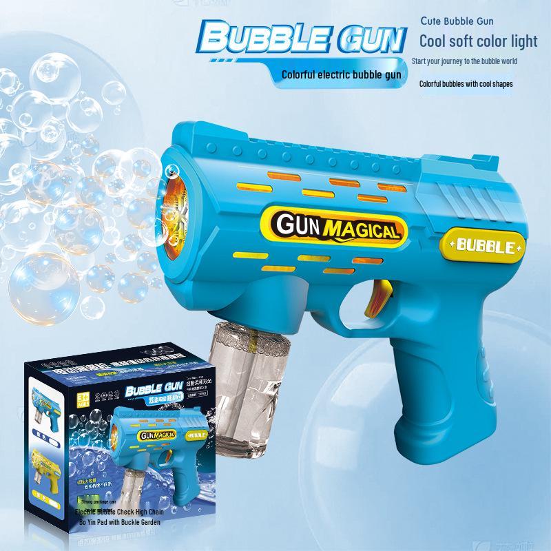 Gatling Bubble Gun: Automatic Electric Handheld Bubble Maker for Kids