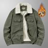 Koreanische Version Lammwolle Baumwollgepolsterte Kleidung Herren Freizeit Samt Verdickt Warme Jacke Herbst und Winter Mehrfach-Taschen Cord Baumwollkleidung