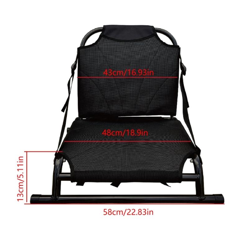 Sièges de Kayak Légers à Cadre en Aluminium Pour Canoës Pêche Durabilité Portables Chaise de Camping Extérieure