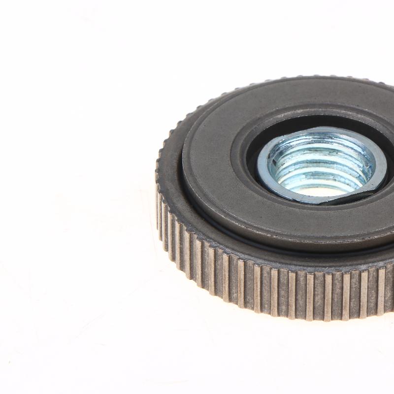 Thread Angle Grinder Self-Locking Pressing Plate Platen Quick Release Flange Nut Clamping Power Chuck Tools Parts