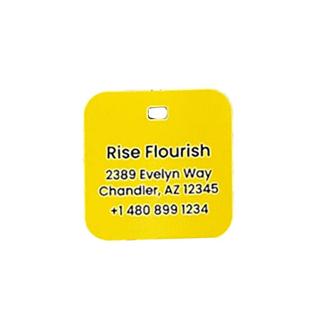 Personalized Custom Acrylic Luggage Tags Backpack Tags Luggage Tags Backpack Name Tags Travel Accessories