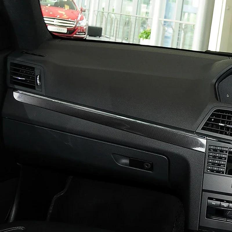Hot Interior Mouldings RHD Car For Mercedes Benz E Class Coupe W207 C207 2009-2016 Dashboard Panel Trim Strips Decoration Sticke