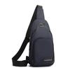 Men's popular breast bag, leather film, sports shoulder bag, student messenger bag, casual going out, mobile phone bag, shoulder bag.