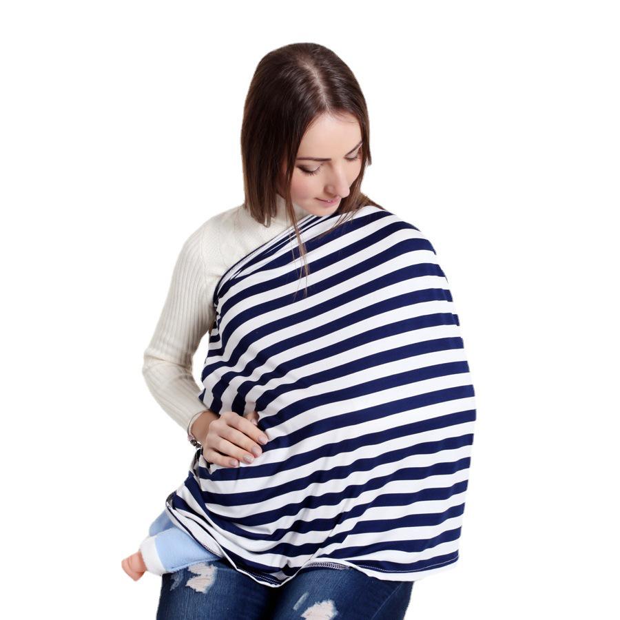 Nursing Cover & Scarf: Anti-Exposure Breastfeeding, Stroller & Shopping Cart Cover.