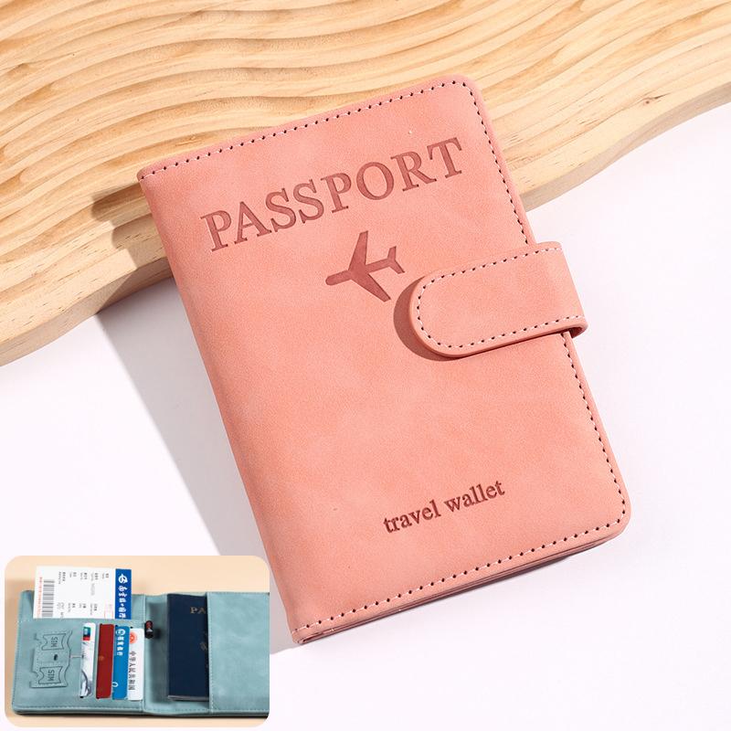 

Antimagnetic&Anti-Theft Passport Holder Covers Case Travel Credit Card Wallet Leather Passport Book For Women/Men Passport Cover оранжевый