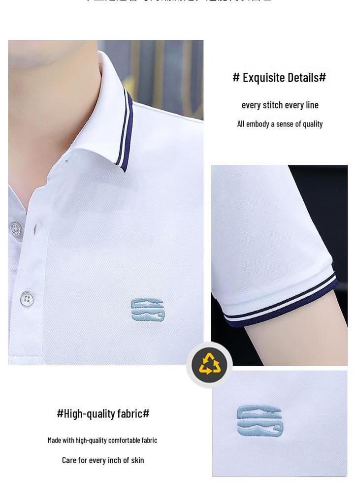 2026 Men's Short Sleeve Polo T-Shirt, New Style Lapel Casual Top
