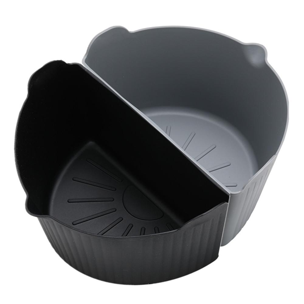 2 Stück Silikon Slow Cooker Einsätze Wiederverwendbar Silikon Slow Divider Auslaufsicher Hitzebeständig Einlage Schale Spülmaschine Küchenwerkzeuge