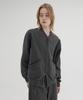 Knouun Faded Sweat Blouson (Charcoal)