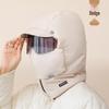 UOSU Men's Winter Windproof Lei Feng Hat with Face Mask