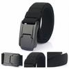 Heavy Duty Men's Stretch Belt Hard Quick Release Buckle Training Pants Belt  Outdoor