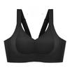 Plus Size Rabbit Ear Cup Minimizer Bra, Wireless Thin Soft Support Lifting Anti-Sag Side Gathering Bra for Full Bust Women