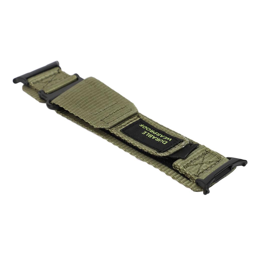 Sportarmband aus Nylon für Galaxy Watch 7 Ultra 47mm Verstellbarer Klettverschluss Verstellbar