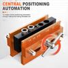 Vertical Center Puncher Pocket Hole Jig Drill Guide Woodworking Tools Central Positioning Automation Doweling Hole Jig
