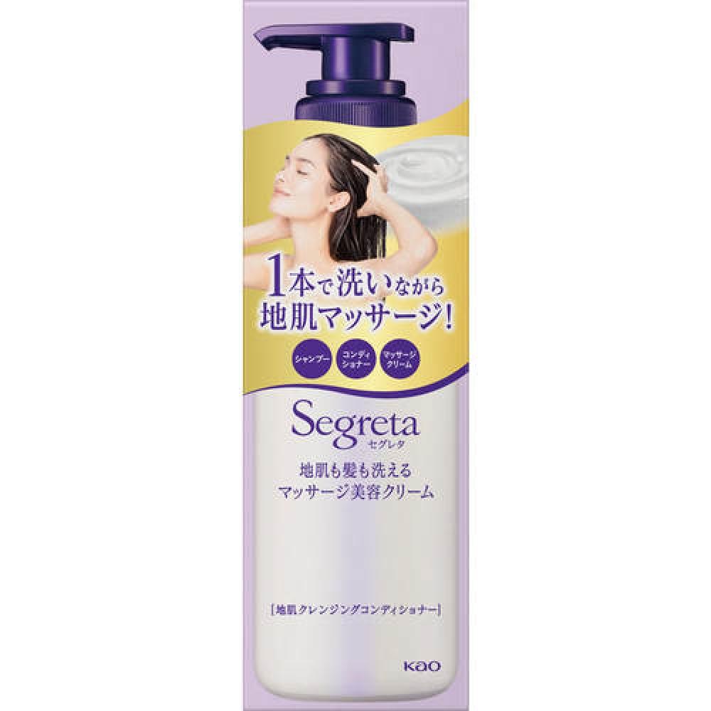 

Массажный косметический крем Segreta для мытья кожи головы и волос, 360 мл, основная часть