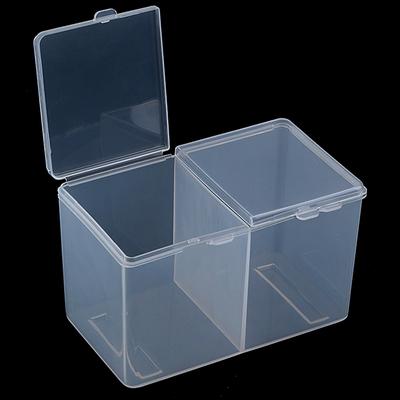 Cotton Pads Swab Nail Wipes Makeup Brushes Organizer Storage Box Holder Case
