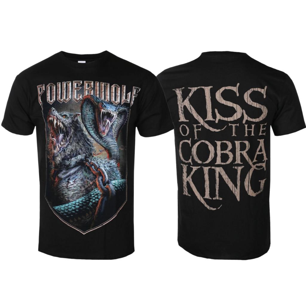 Powerwolf Chaos Crest Printed Tshirt Power Metal Band Style Daily Tshirt Suitable For Both Unisex And Unisex