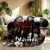 Coperta Personalizzata con Nome Michael Jackson, Arredamento Casa, Camera da Letto, Divano, Campeggio, Divano, Regali per Compleanno Natale