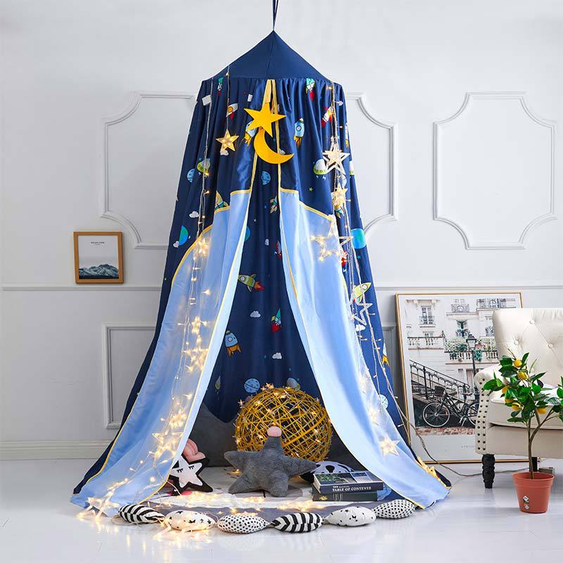 Hung Dome Mosquito Net for Baby Children Crib Bed Tent Girls Kids Bedding Living Room Decor Corner Canopy Tent Mosquito Net Bebe