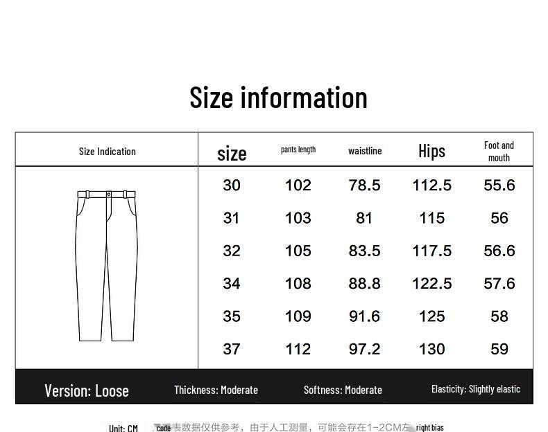 Peacebird Men's Winter Casual Wide-Leg Trousers