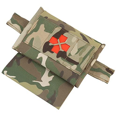 PHOENIX IKKI Removable Inner Bag with Tourniquet Storage Pouch, Molle Compatible, First Aid, Tactical Medical Pouch, Medical Bag, Emergency Pouch, CP