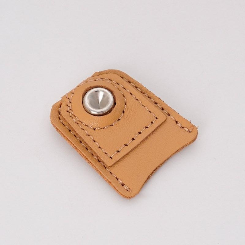 4Pcs Leather Thimble Sewing Thimble Sewing Finger Protectors for Hand Sewing Quilting Sewing Needle Embroidery Tool