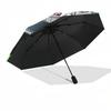 1pc Cuphead & Mugman Outdoor Umbrella - Automatic Opening/Closing, Portable 3-Fold Design, 8-Rib Iron Frame - Perfect Gift for Fans, Travelers, Daily