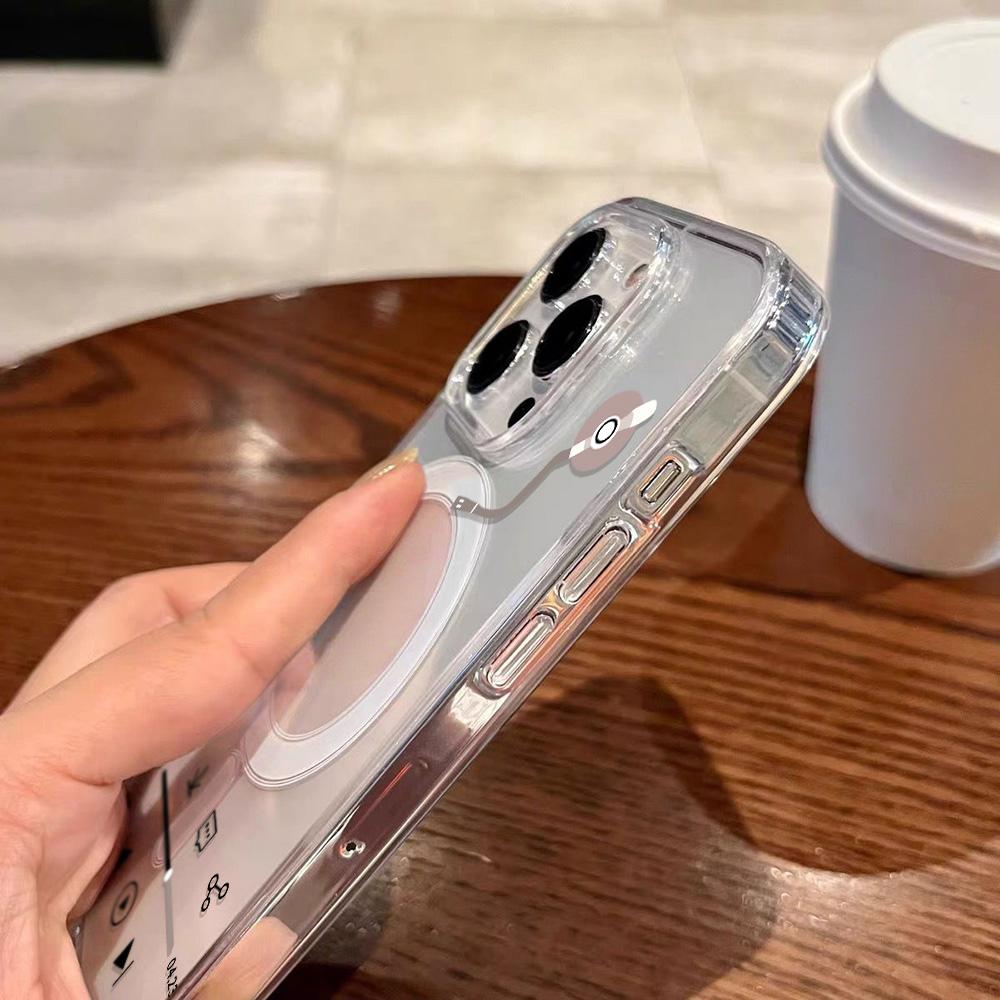 Magnetic Phone Case for iPhone 12 14 16 17 Pro 17 16 15 14 13 12 Pro Max 12 13 14 15 16 High Quality Shockproof Shell Full Protection Cute Style