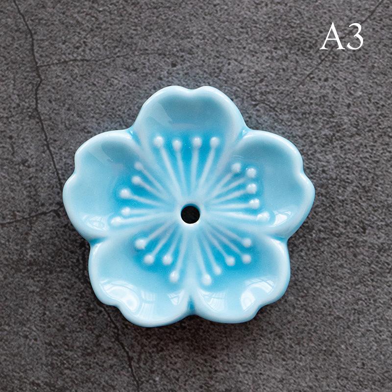 Cherry Blossoms Japanese Style Ceramic Incense Stick Home Bedroom Holder