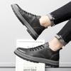 Karvės odos vairavimo sportiniai batai vyrams pavasariui rudeniui nauji dizainerio mados laisvalaikio sportbačiai vyriški vienspalviai vyriški sportiniai batai