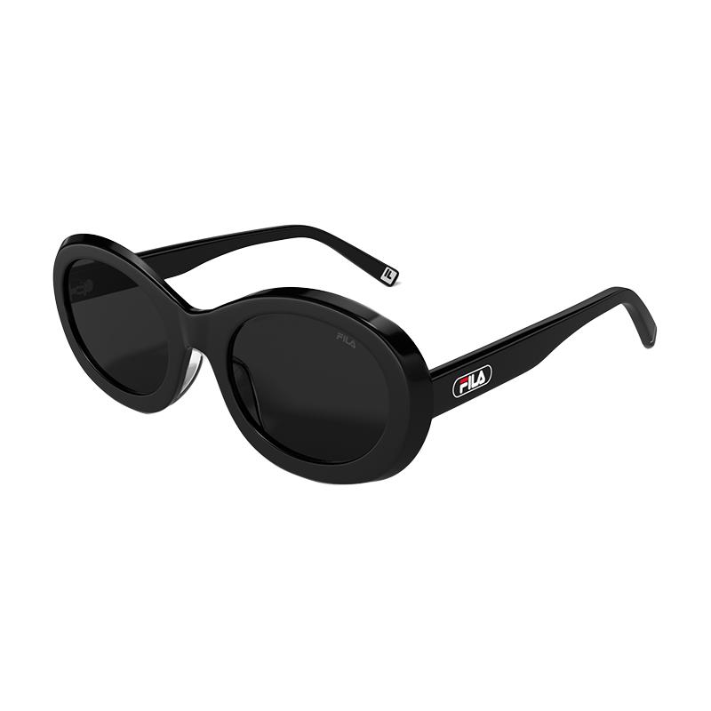 

Fila Narrow Frame Fashion Retro UV Protection Sunglasses Women sunglasses SFID72F Box,0700 Piano Black