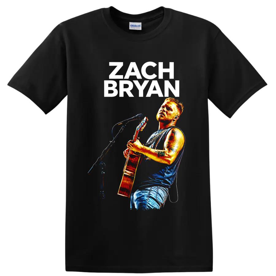 Zack Bryan Country Singer Guitar Concert Graphic T Shirt Music Fan Unisex Tee