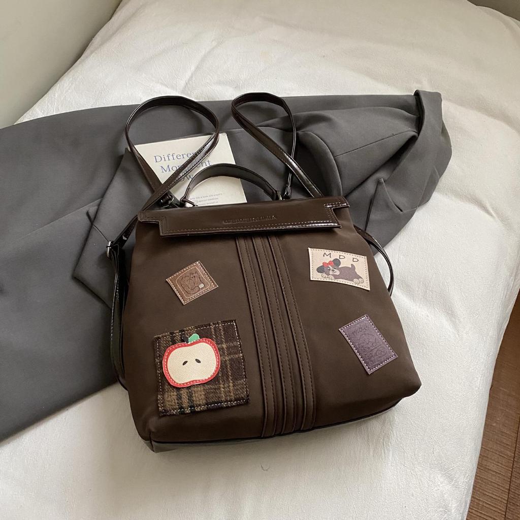 2025 Herbst/Winter Hochwertiger Rucksack mit Matt-Finish | Lässig, Vielseitig, Retro Schulstil Umhängetasche