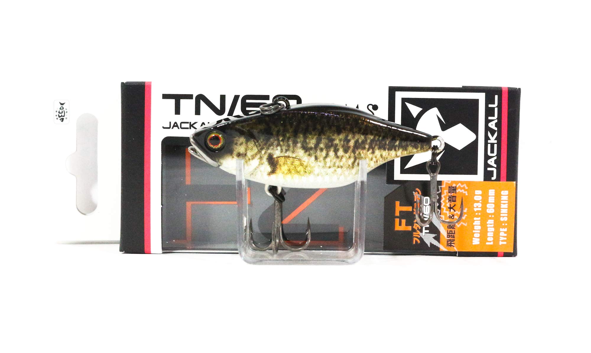 JACKALL Воблер-вибрация TN60 Полностью вольфрамовый 13г 60мм RT Uroko Голографический Окунь.