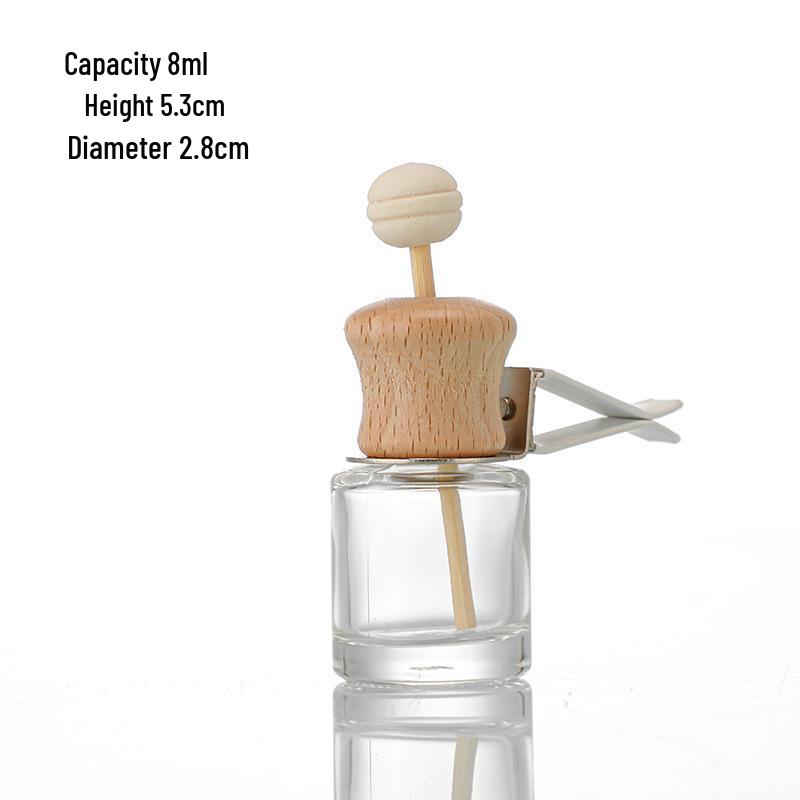 Glass Hanging Car Air Freshener & Essential Oil Diffuser Bottle