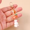 Cute Sea Otter Keychain Animal Key Ring Pendants for Women Girls Handbag Decor DIY Handmade Key Chain Jewelry Gifts