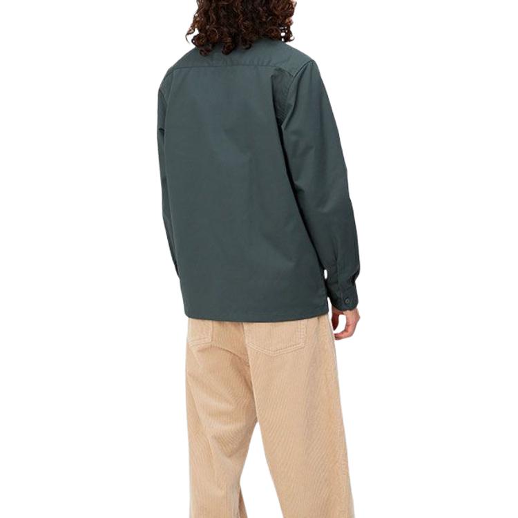 Carhartt WIP Logo Chest Pocket Long Sleeve Shirt Men shirts I027579-0R-XX