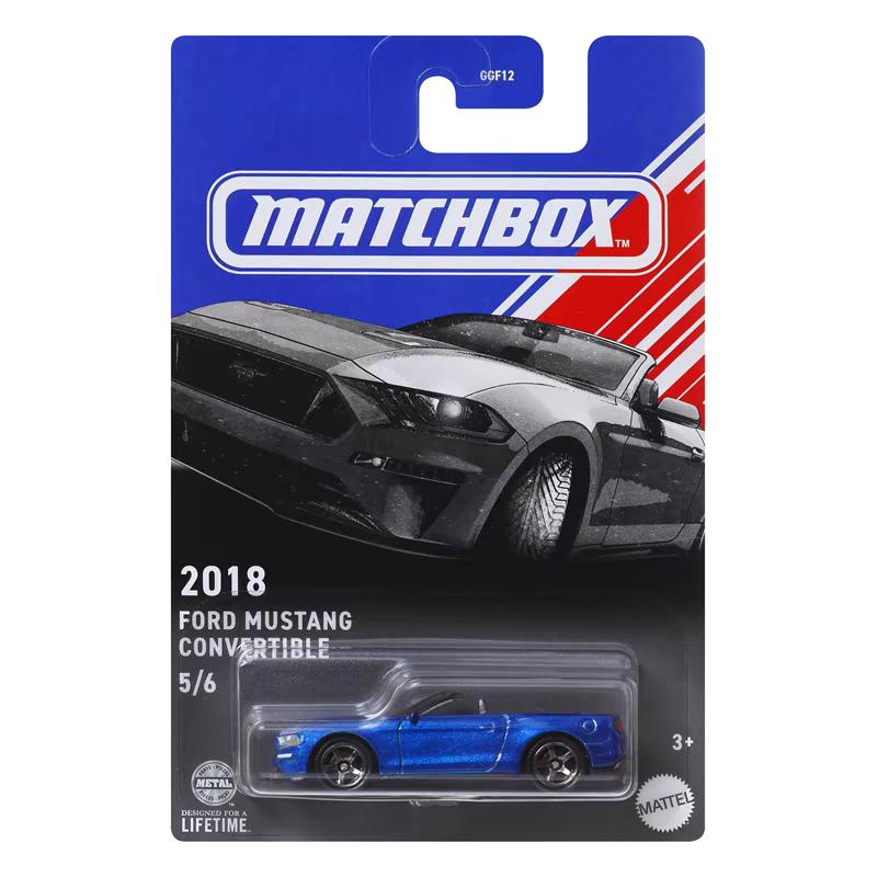 Matchbox GGF12D Muscle Cars Set  Chevrolet Ford Cadillac Volkswagen 1:64 Alloy Diecast Model Vehicles, Toy Gift for Kids
