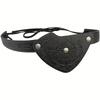 Halloween Costume One-eyed Patch, Creative Cosplay Leather Pirate Eye Patch Adjustable, Gothic Style Cos Play Prop