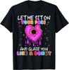 Funny Donut Inappropriate Shirts for Women Adult Humor T-Shirt