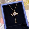 Dream Unicorn Necklace with Wings and Tassel Pendant – High-End Korean Japanese Design