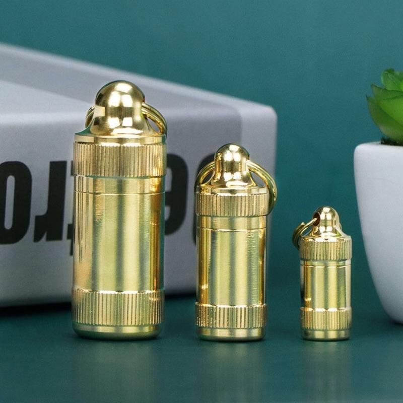 Portables Waterproofed Outdoor Cylinders Outdoor Capsules Sealed Bottles for Camping Emergencies Use