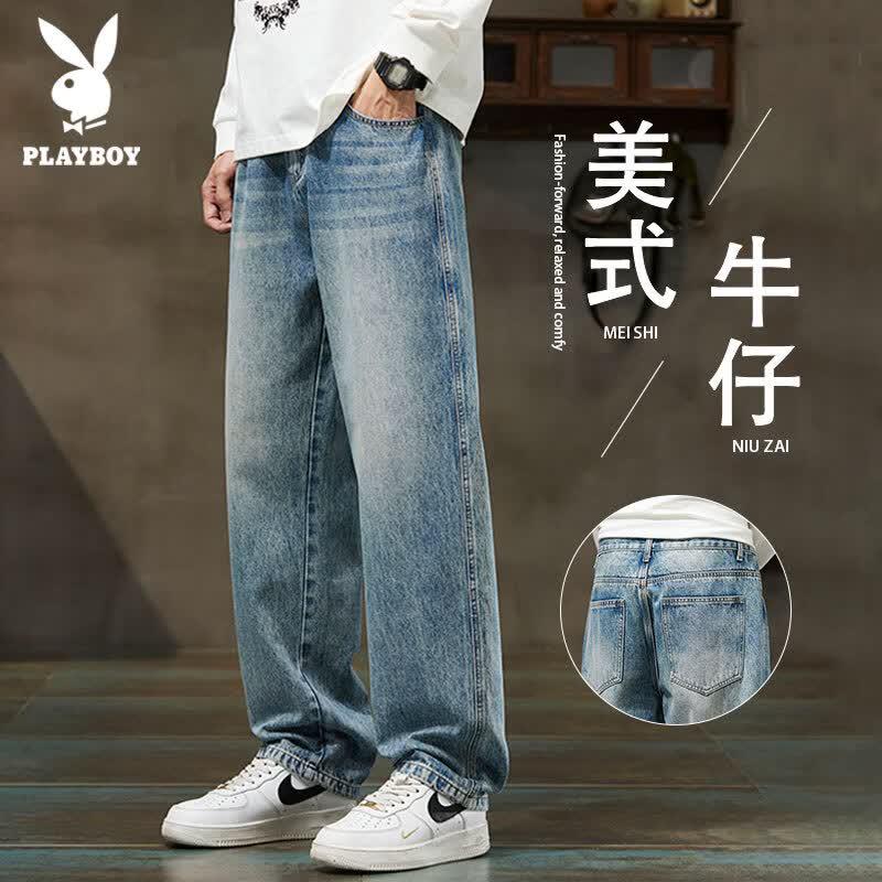 Мужские джинсы PLAYBOY ретро, стиранные, прямого кроя 32