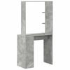 Concrete Grey Desk 78.5 x 37 x 154.5 cm Particleboard