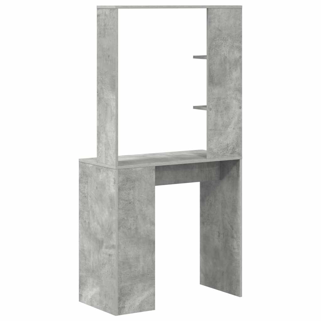 Concrete Grey Desk 78.5 x 37 x 154.5 cm Particleboard