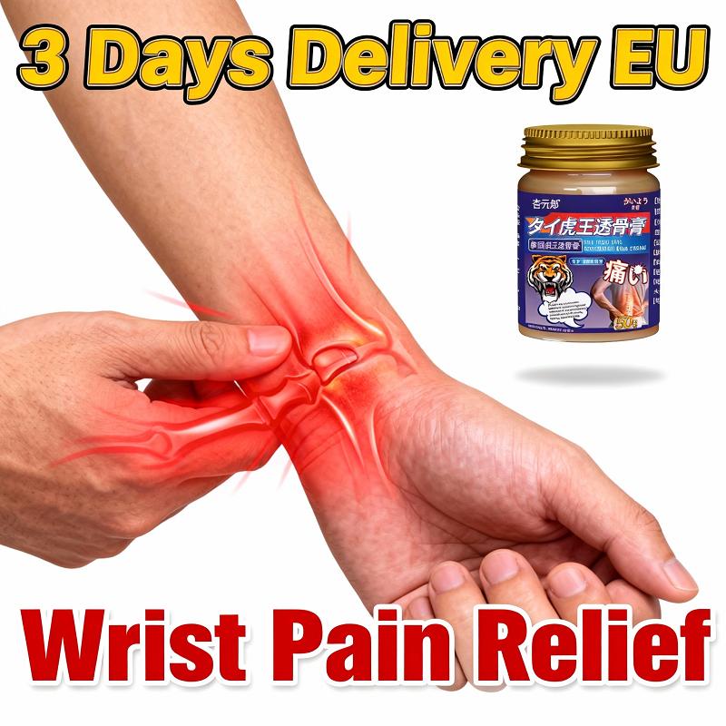 Wrist Pain Relief – Fast-Acting Formula for Daily Strain & Overuse