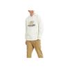 Skechers Colorful Casual Series Fleece Lined Knitted Hoodie Unisex Hoodies Cotton-Candy-White L423U160-0074