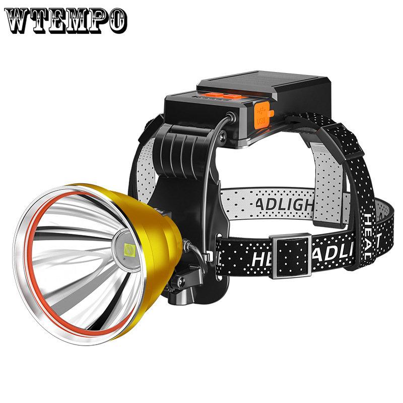 Strong Head-worn Torch Outdoor Searchlight Home Night Fishing USB Rechargeable Strong Light Induction Headlamp