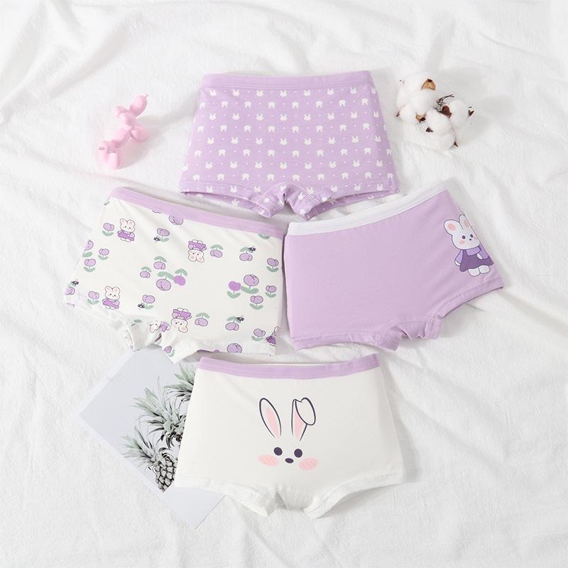 

Трусы-боксеры из чистого хлопка для девочек - Детское нижнее белье класса А S 15-25 lbs 1-3 yrs