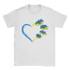 Ukraine Flag Sunflower Vintage Ukrainian Lovers Ukraine TShirt Summer  100 Cotton T Shirts For Couple Hipster Casual Tshirt