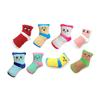 Yousheng Dog Chew Toy Bite-Resistant Multi-purpose Soft Fabric Socks Shape Puppy Squeaky Noise Sound Toy for Training